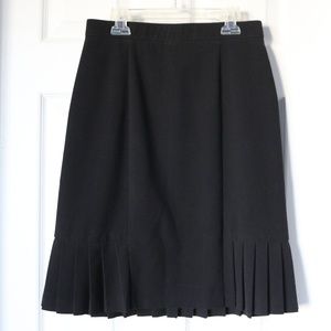 Classic black pencil skirt